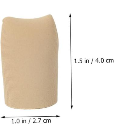 4 Pcs FRCOLOR Silicone Gel Toe Sleeves - Elastic Toe Covers for Toe Protection - Breathable and Split Toe Design - Buy Online on GoSupps.com