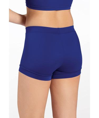 Balera Girls Booty Dance Shorts - Women's Spandex Banded Bottoms, Large Gray - Buy Online on GoSupps.com