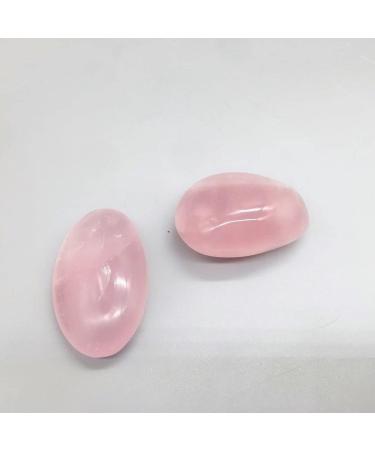 Crystal Crystal Natural Pink Crystal Rough Stone Ornaments Handle Pieces to Play with Stone Oval 1pcs Can be Used for JZIGTDEM - Buy Online on GoSupps.com