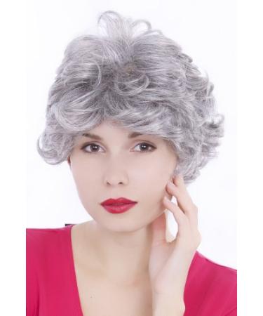WIG ME UP - GFW513-51 women's wig short hair white grey curly