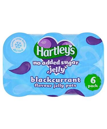 Hartley's Hartley's No Added Sugar Blackcurrant Jelly Pot de 6 x 115 g
