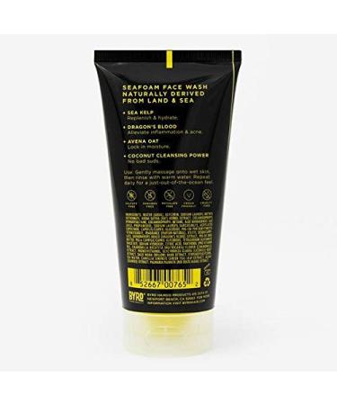 Byrd Hairdo Daily Seafoam Face Wash - Salty Coconut 5 oz | Refreshing Cleanser - Buy Online on GoSupps.com