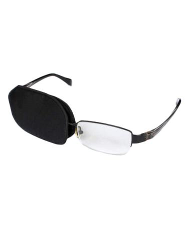 Adult/Kids Silk Glasses Eye Mask Amblyopia Strabismus Lazy Eye Patches Treat Lazy Eye and Strabismus(Black)