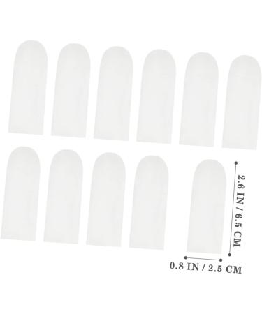 Sosoport 800 pcs Thumb Sleeve - White Finger & Toe Protectors | Nonslip Finger Tips Protection for Crafts & Work International Shipping Available - Buy Online on GoSupps.com