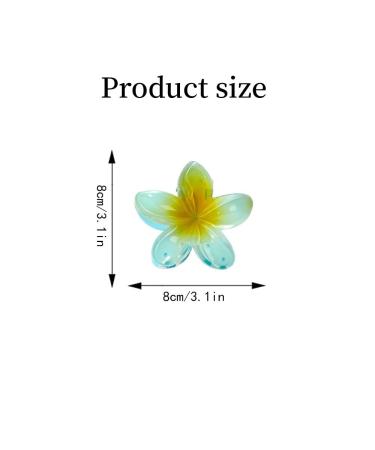 4Pcs Flower Hair Claw Clips for Women - Strong Hold Jaw Clip for Thin, Thick, Curly Hair - Hair Accessories - Buy Online on GoSupps.com