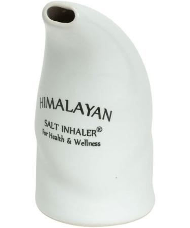 Himalayan Salt Pipe Inhaler - Ceramic Pink Crystal Salt for Respiratory Health Meditation & Stress Relief | International Shipping Available - Buy Online on GoSupps.com