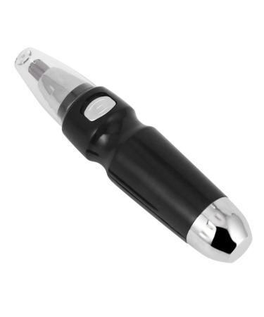 DECOMELODY Electric Ear Hair Trimmer Safe Painless Stylish Design for Face Care Without Battery for Home Use Travel Black