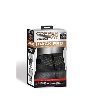Copper Fit Unisex Back Pro Compression & Support (Small/Medium)