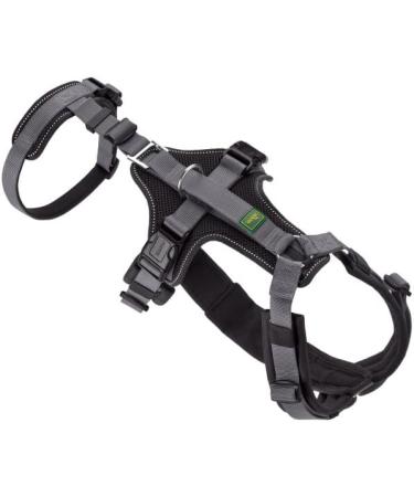HUNTER Safety Harness Maldon Black/Grey - Size MM | Durable & Stylish Pet Gear for International Shipping - Buy Online on GoSupps.com