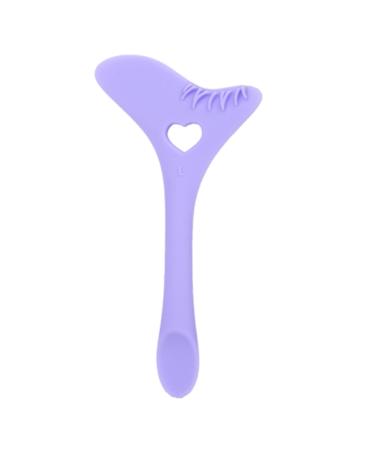 Silicone Stencils Winged Tool Eyebrow Pencil Eyeshadow Applicators for Eyebrow Beginners Lip Line violet
