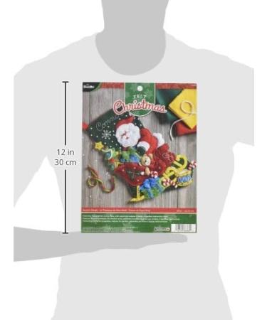 Bucilla Santa's Sleigh Stocking Kit - Multicolor - Buy Online on GoSupps.com