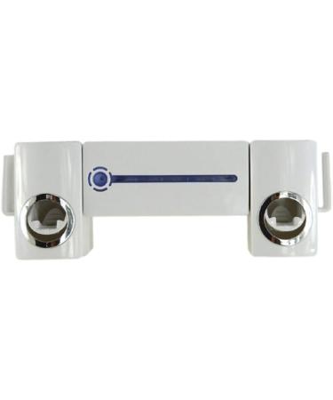 Qligha LED UV Light Toothbrush Holder & Sterilizer - Antibacterial Toothbrush Cleaner with 2 Cups for Bathroom Hygiene - Buy Online on GoSupps.com