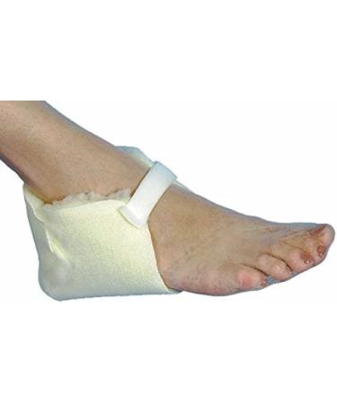 Essential Medical Sheepette Heel Protectors - Comfortable Heel Cushions for Pain Relief - Buy Online on GoSupps.com