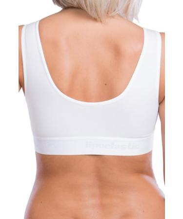 Lipoelastic Pi Super Variant - Postoperative Seamless Cotton Bra | Adjustable Front Closure | 3xL White - International Shipping Available - Buy Online on GoSupps.com