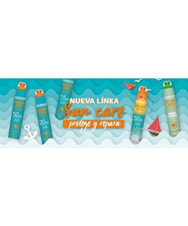 Buy Agrado Dry Sun Fog SPF 50+ Children's Sunscreen - Moisture Cream with UVA/UVB Protection Water-Resistant Fast Absorption - 200ml - Buy Online on GoSupps.com
