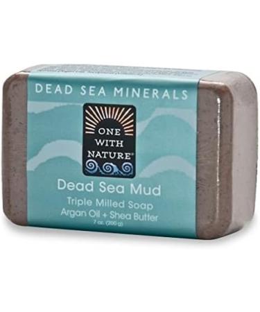 One With Nature Dead Sea Mud Soap Bar - 7 Ounce (Pack of 1) - Buy Online on GoSupps.com