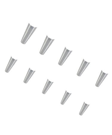 dijiusidy 500 Pieces Nails Manicure Square False French Ballet Ballerina Beauty Tools Extensions Decorations Accessories Gifts natural color
