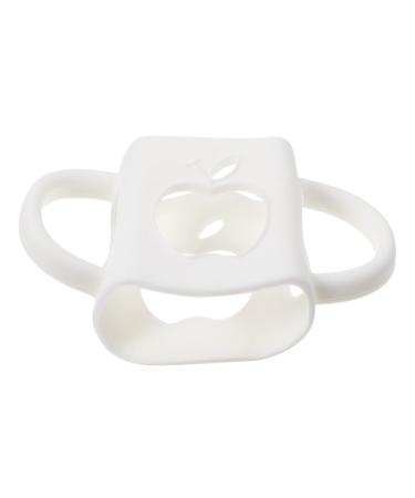 Healvian Silicone Baby Bottle Cover Baby Bottles Infant Feeder Baby Bottle Holder Bottle Covers for Baby Kids Gripping Bottle Handles Infant Bottles Insulated Baby Bottle Cover Child White