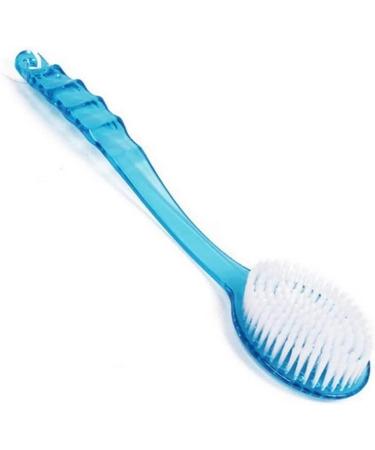Bath Brush Back Brush for Showering | Soft Bristle Skin Massage Body Brush for Women & Men - Blue - Buy Online on GoSupps.com