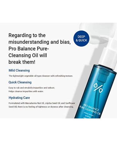 Dr.Ceuracle Pro Balance Pure Cleansing Oil - Sunflower Seed Oil 44% | Gentle Face & Eye Makeup Remover for Blackheads | Daily Deep Cleanser for All Skin Types | Skin Balancing Formula by leegeehaam - Buy Online on GoSupps.com