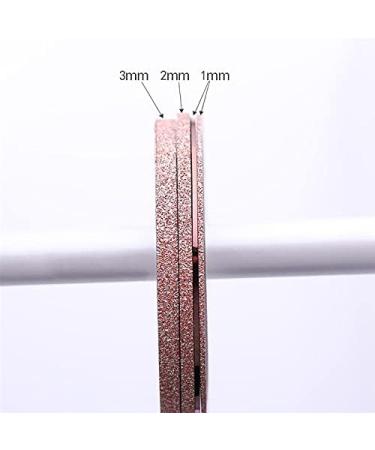 4 Rolls(One roll per size) Glitter Nail Art Striping Tape Lines Width 1+2+3mm-Striping Tape for Nail Art-Nail Striping Tape Foil-Nail Striping Tape Thick-Nail Striping Tape with Dispenser-Self-Adhesive DIY Nail Art Tape - Buy Online on GoSupps.com
