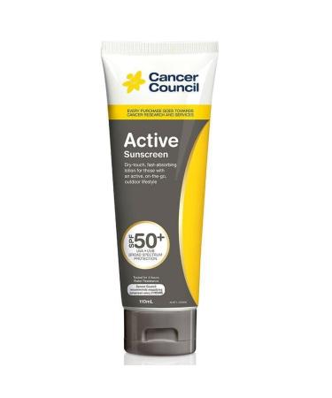 Cancer Council Australia 50+Active SPF 110ml Tube