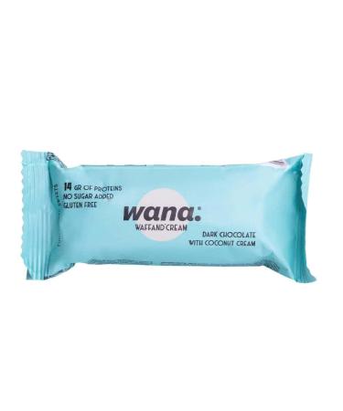 Wana | Waffand'cream Bar (43g) | Protein bars | Crispy wafer - Dark Chocolate Coconut
