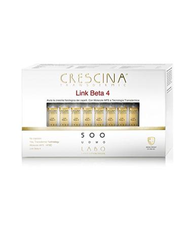 Labo Crescina Transdermic Link Beta-4 Hair Growth 500 Men 20 Ampoules