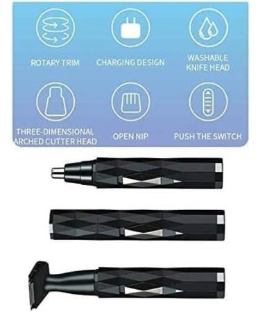 Portable Ear and Nose Hair Trimmer - USB Rechargeable Waterproof & Travel-Friendly Clipper for Easy Cleansing - Buy Online on GoSupps.com