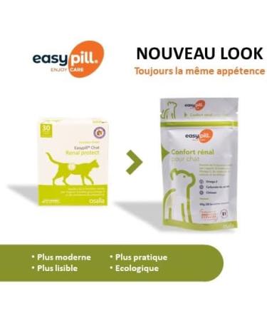 Easypill Insuffisance R nale Protect for Cats - Organic Catnip | Best Kidney Support Supplement - Buy Online on GoSupps.com