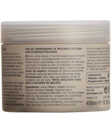 Kaeso Cranberry Sensation Hand Treatment Cream 450ml - Hydrating Nourishing & Soothing for Soft Hands - International Shipping Available - Buy Online on GoSupps.com