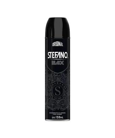 Stefano Black Desodorante / Deodorant Spray by Lournay 4.3 Oz (125 grs) by Stefano