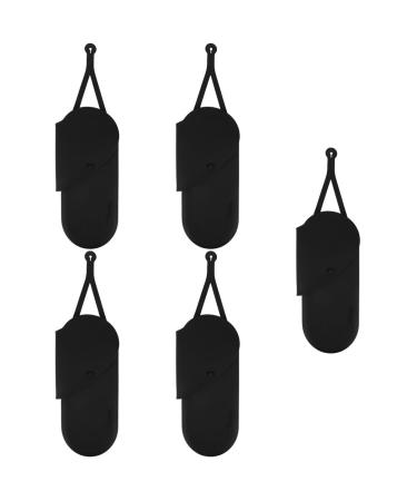 Healeved 5pcs Curling Iron Storage Bag Hair Curler Hair Straightener Hair Crimper Curlers 29.50X13.50X2.00CMx5pcs Blackx5pcs