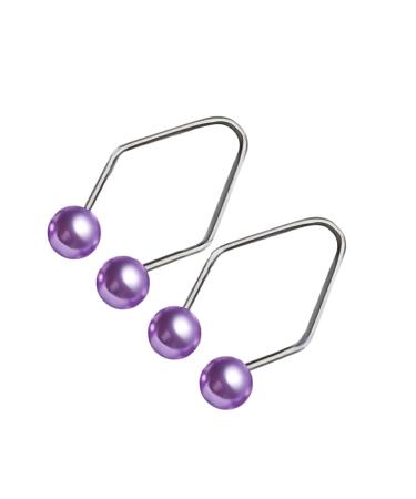SUDNJIALQ Easy To Store Natural Dimples Maker For Effortless Smiling Dimples Trainer For Women And Girls Metal Expressing Love purple