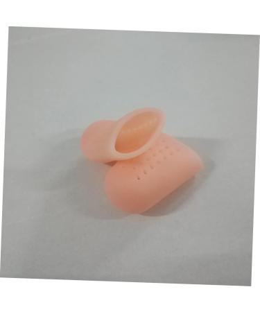 Healvian Silicone Finger Sleeves - 12 Pairs - Toe Cap Gel Protectors - Anti-Friction Cover Tool - Skin Color - 4.5x2.1 cm - Buy Online on GoSupps.com