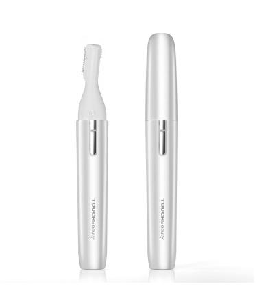 TOUCHBeauty Eyebrow Trimmer- Face Shaver for Women 2 in 1 Painless Precision Eyebrow Razor for Face Chin Neck Upper-Lip Peach-Fuzz Body