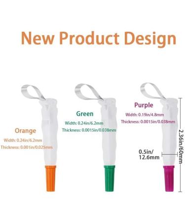 Dental Matrix Bands 24pcs Metal Restoration Matrix Band with 180 Adjustable Retainer Sectional Contoured Matrice Roll Type Matrix Band for Crownwork.-Orange - Buy Online on GoSupps.com