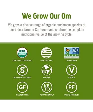 Om Mushroom Superfood Reishi Powder - Organic Adaptogen for Stress & Immune Support | 7.05 oz, 100 Servings - Buy Online on GoSupps.com