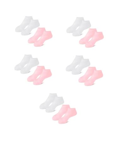 minkissy 10 Pairs Exfoliating Moisturizing Socks Cosmetic Moisturizing Sock Lotion Toe Spa Masks Moisturizing Spa Socks Foot Non Socks Pedicure Cuticles Socks Cracked Sebs Heel Soft Miss