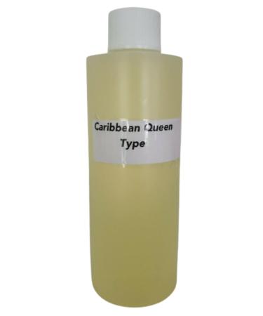 Caribbean Queen Type Body Oil 4 oz Unisex Pure Uncut Long Lasting Premium Grade Scented Perfume Fragrance Oil