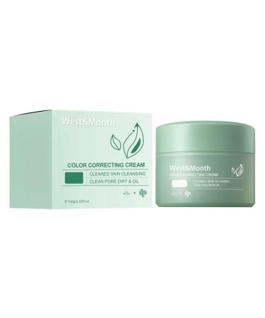 Color Correcting Treatment Cream Hydrating Color Correcting Cream Pigment Correcting Cream Sunscreen Anti Redness Green Concealer Soothing Facial Cream