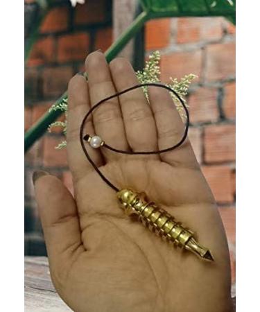 Jet Quality 6 Plate Ring Brass & Plated Metal Isis Pendulum - Healing Dowsing Tool A++ | Shop Internationally - Buy Online on GoSupps.com