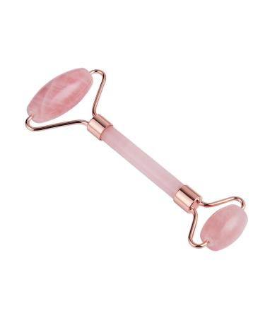 Jade Roller & Gua Sha Set | Pink Face Roller & Gua Sha Tools for Skin Care & Puffiness Relief - Buy Online on GoSupps.com