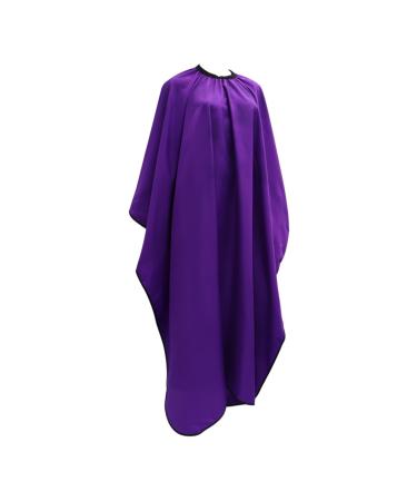 Beavorty Hairdressing Cloak Capes for Adults Salon Client Gown Hair Apron Hair Salon Apron Cape for Barber Shop Evening Gowns for Women Formal Hairdressing Apron Purple Release Short Miss