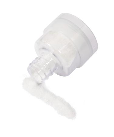 Grima's polyglitter 25ml 001 white loose very fine and color-intensive cosmetic glitter professional skydown pigments for face painting carnival theater and more