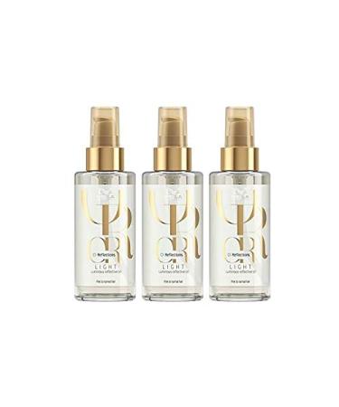 Pack of 3 Wella Professionals Oil Reflections Light Oil 100 ml