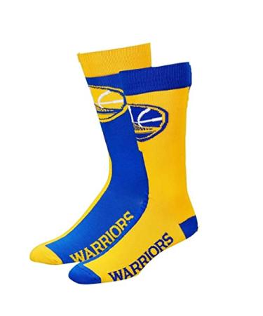 For Bare Feet Golden State Warriors We are Warriors Big Top Mismatch Crew Socks Size Medium 5-10
