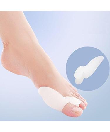 Toe Separator & Spreader | Careforyou - Pain Relief for Inflamed Feet | Align Toes & Protect Against Bale Infections - 1 Pair White - Buy Online on GoSupps.com