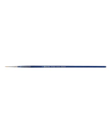Escoda Optimo Series Artist Oil & Acrylic Long Handle Paint Brush  Pure Kolinsky  Round  Size 1 Size 1 Round
