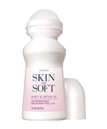 Avon Skin So Soft Soft & Sensual Roll-On Antiperspirant Deodorant 2.6oz (12-Pack) - Long-lasting Protection - Buy Online on GoSupps.com